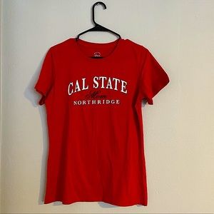 Cal State Northridge (CSUN) Mom Red T-shirt